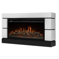 Каминокомплект: Очаг Royal Thermo Aurora RTFP/P-AR40LS, портал Moderno 42/40/36 белый